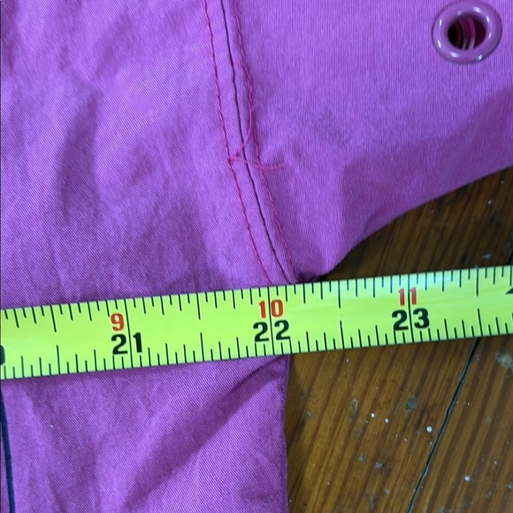 Vintage 1990s Pink Striped Crewneck pullover windbreaker Eddie Bauer size small - Picture 6 of 6